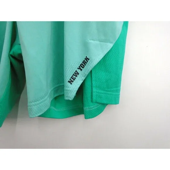 RARE Nike New York Liberty WNBA Team Issue Shorts Mint Green Women Size XL (38) - Picture 4 of 8